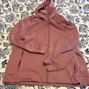 Women's Mauve Full-Zip Hoodie